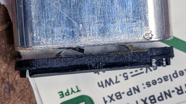 Wasabi NP-BX1 - cell to PCB tabs