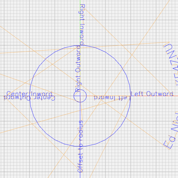 Radial text testcase