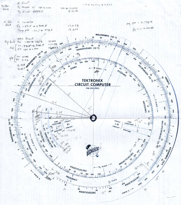 Tektronix Circuit Computer - angle layout