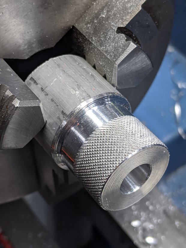 Pilot V5RT holder - knurling pen clamp