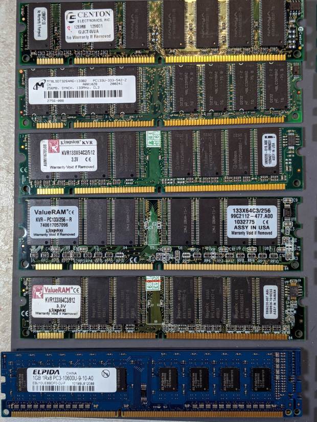 DRAM Assortment - PC133