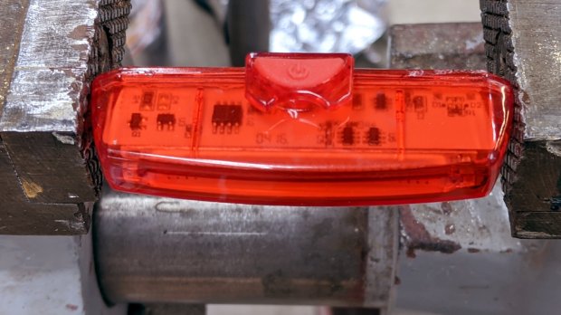 Bike taillight - cracking case