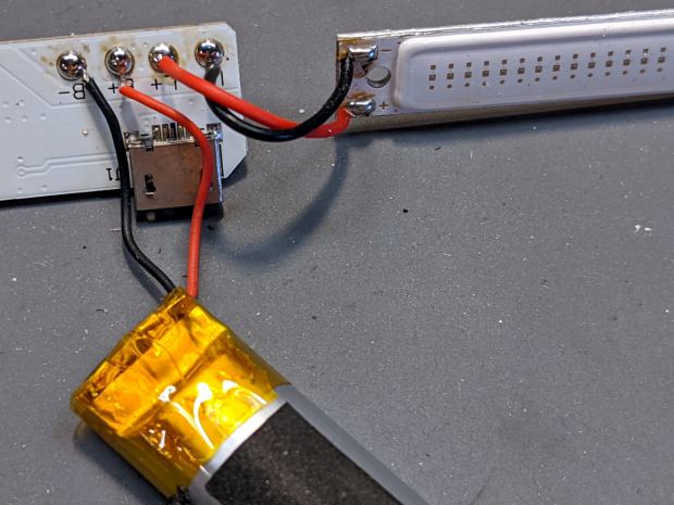 Bike taillight - connections