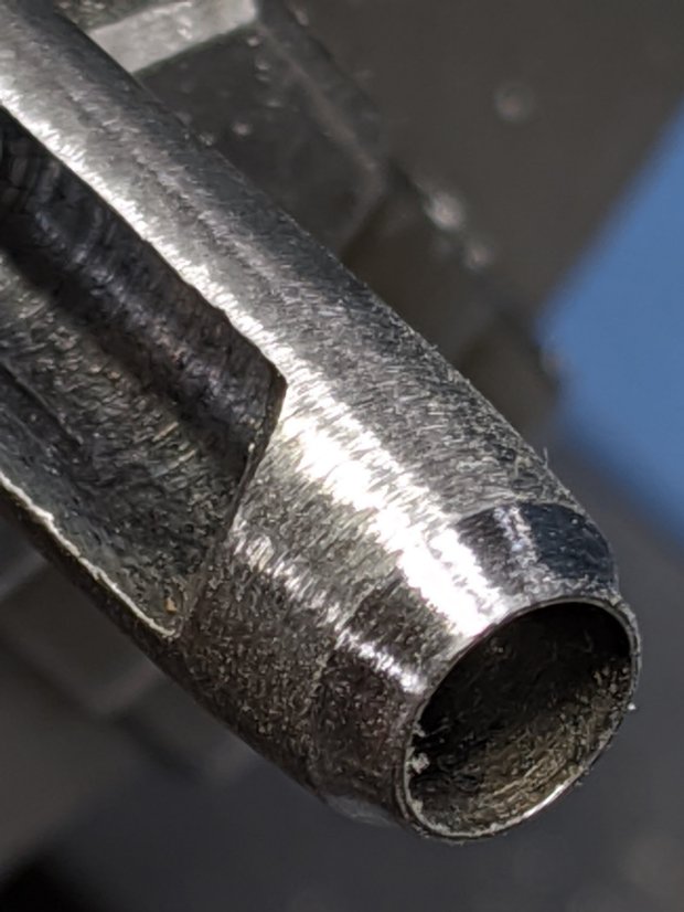 Eyelet punch - reshaped