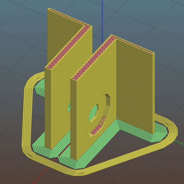 HON Lateral File Shelf Slide - Slic3r