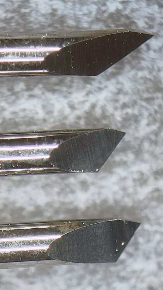 Drag Knife Blades - unused 60 45 30 degree