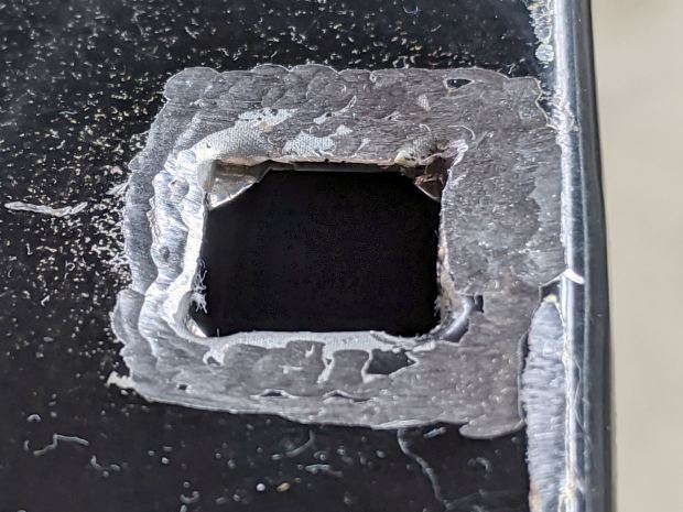 HON Lateral File - foot hole - ready for install