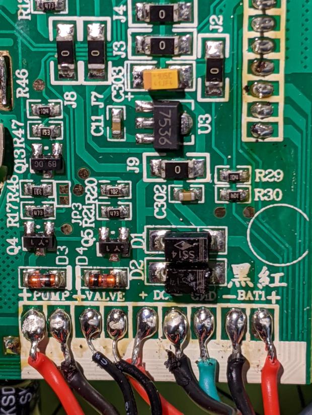 CVS Blood Pressure Monitor - PCB detail