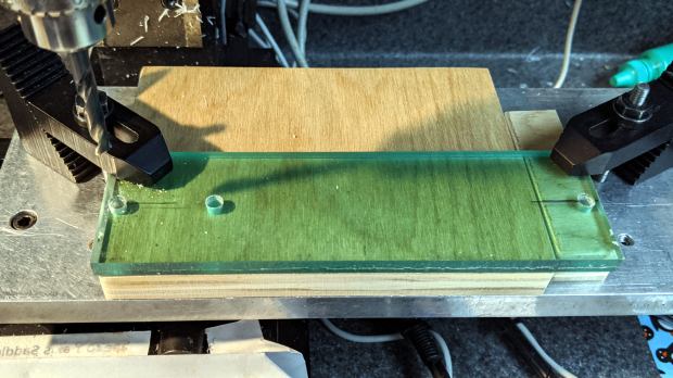 Tek CC - Cursor milling fixture - hole drilling