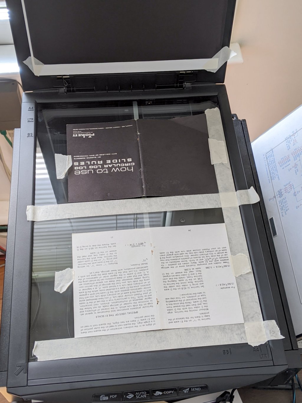 Pickett 110-ES Circular Slide Rule Manual: Scanning&nbsp;Thereof