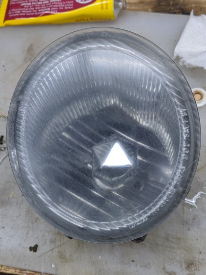 Nissan Fog Lamp - semi-cleared lens