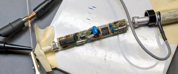 HP 10526T Logic Pulser - Test A setup