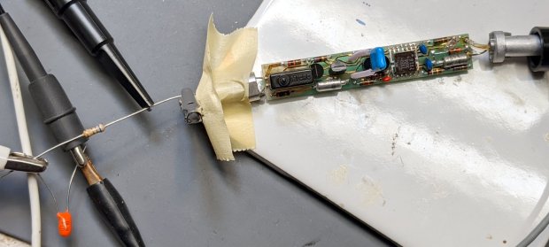 HP 10526T Logic Pulser - Test B setup