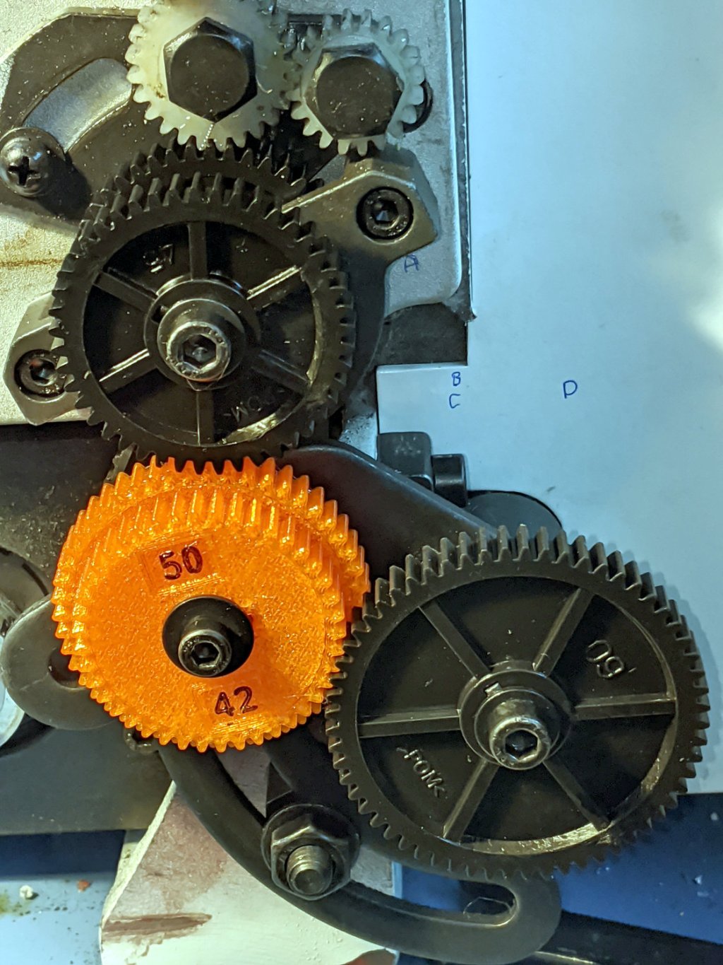 Mini-Lathe: Metric Change Gear&nbsp;Tables