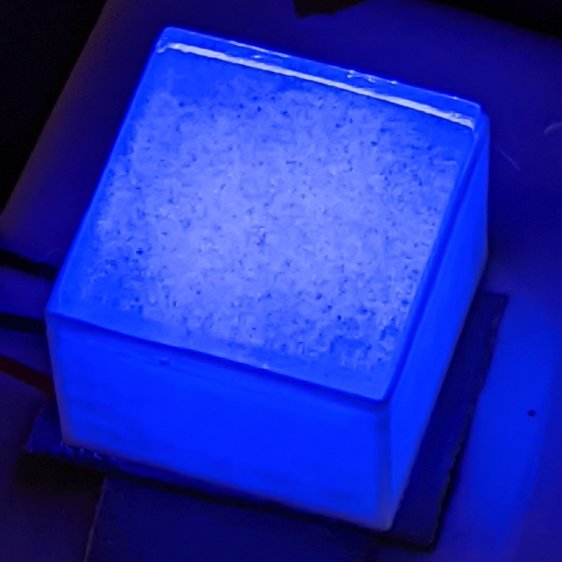 Glass Tile - 1x1 cell test - blue phase