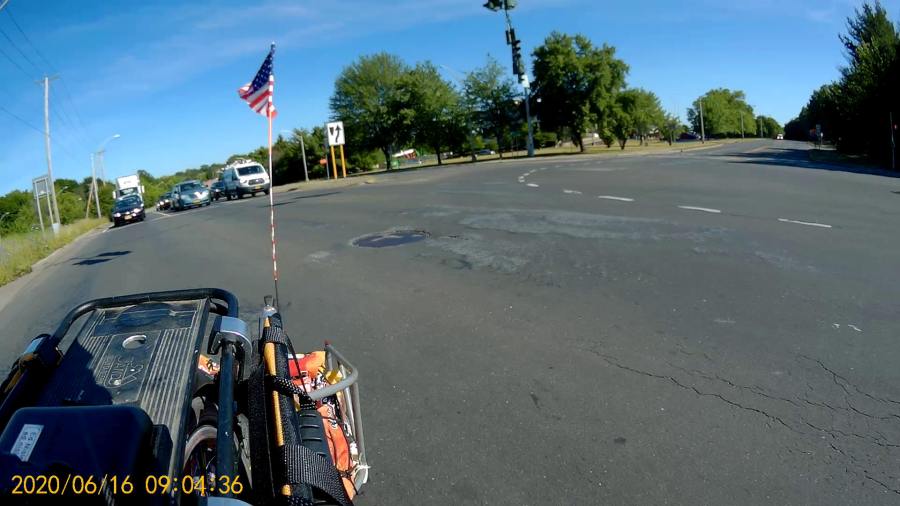 Burnett Blvd at Rt 55 - Rt 55 Green signal - 2020-06-16