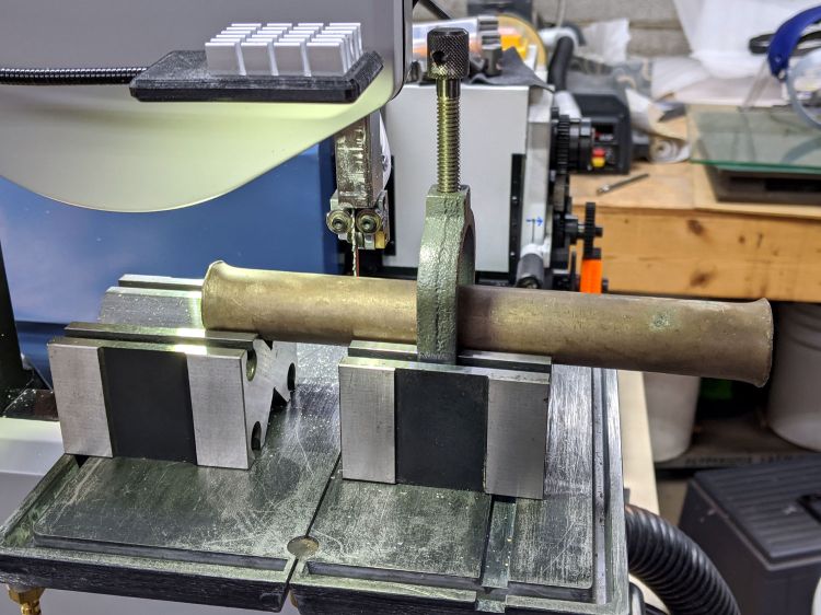 Bronze Bar Stock - support fixture