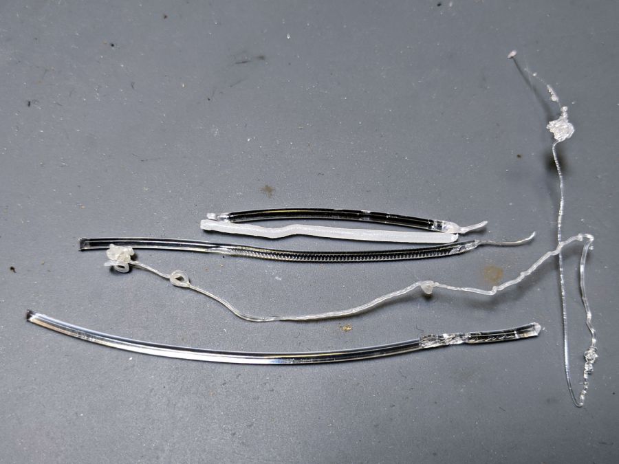 Extruder Clog - filament snippets