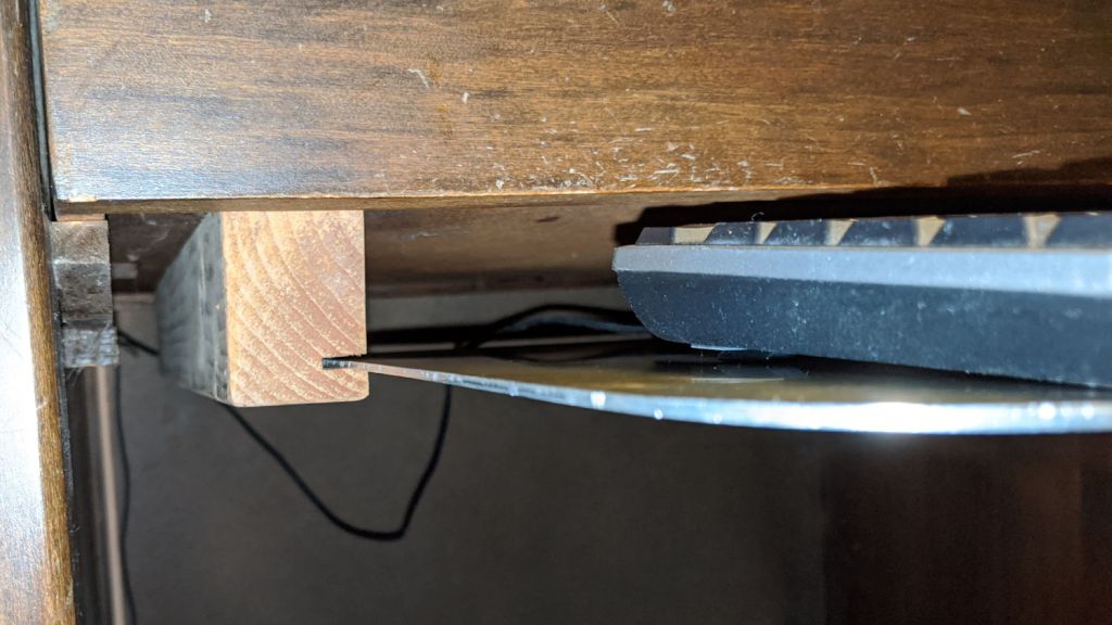 Keyboard Tray Raising