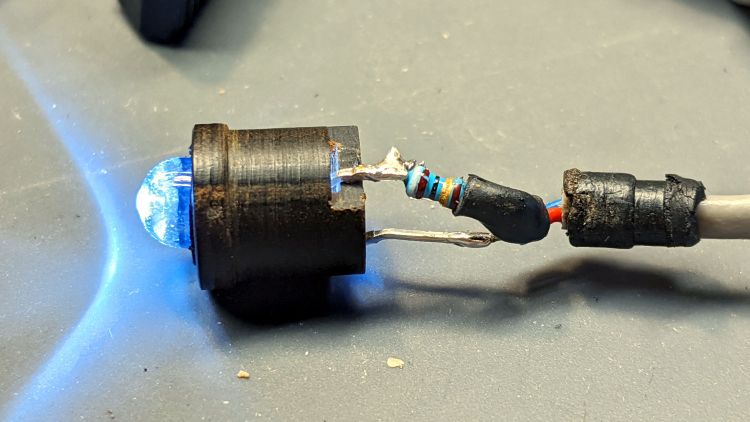 Microscope objective illuminator - white LED