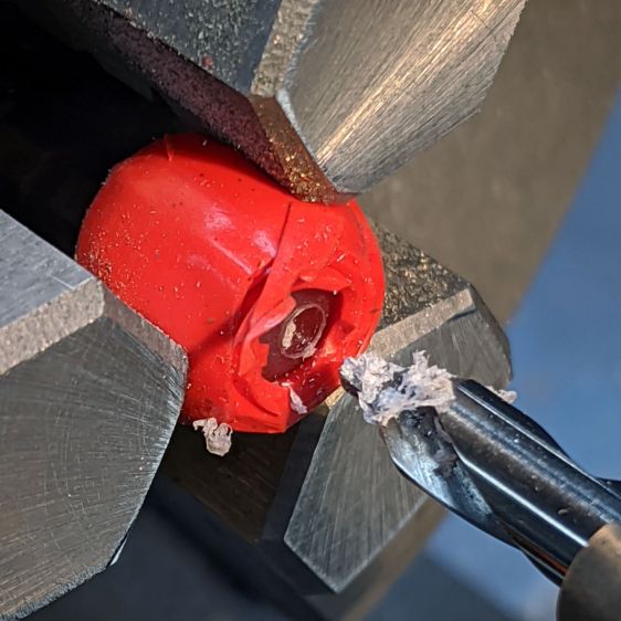 Micromark Ball Vise - lathe ball hack