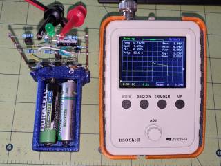 Discrete LM3909: Green LED at 1.15&nbsp;V