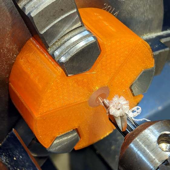 Lathe Ball Fixture - 19 mm - center drill