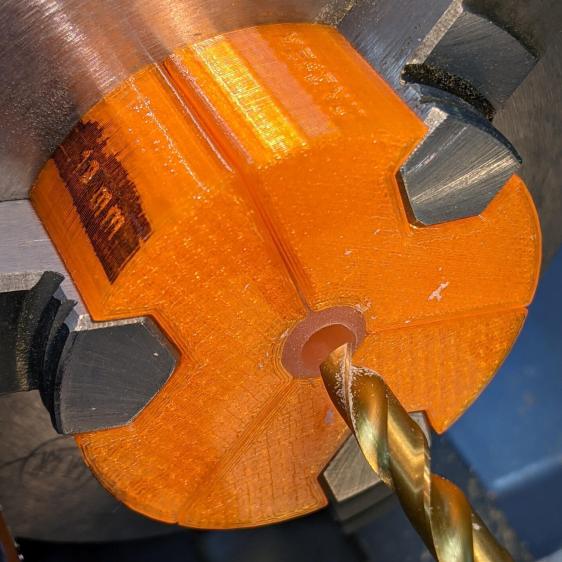 Lathe Ball Fixture - 19 mm - 6 mm drill