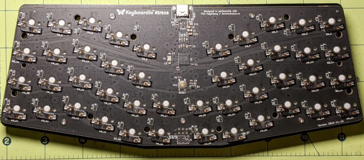 Atreus keyboard - PCB overview