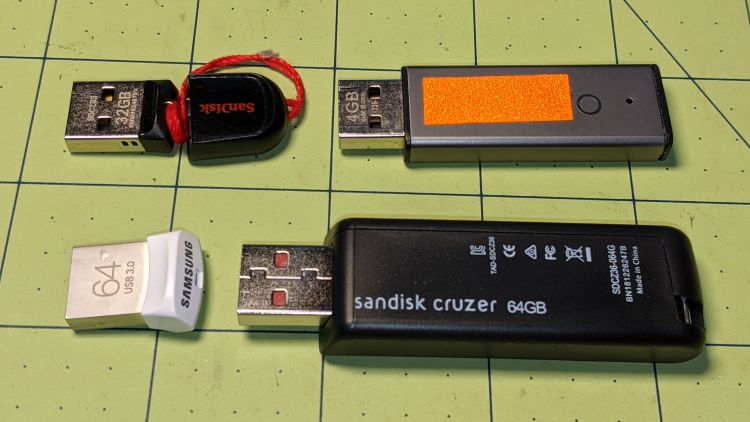 USB Memory - streamer failures