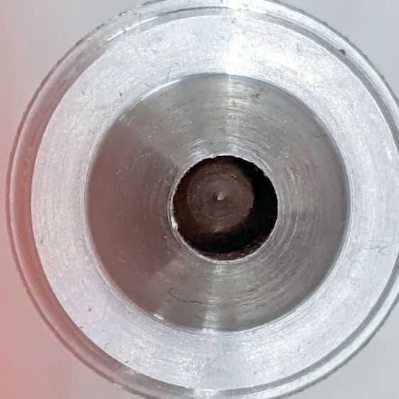 Neiko hole punch - as-received off-center tip