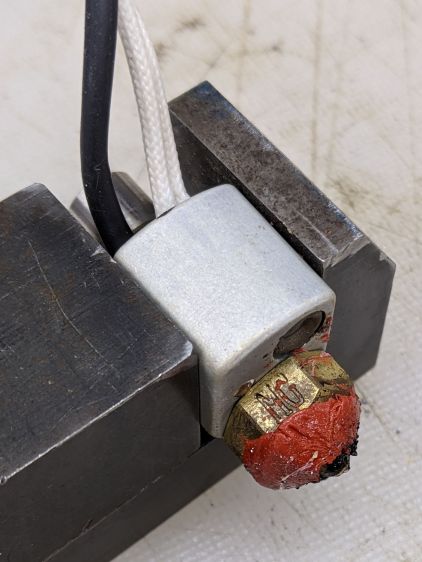 Makergear M2 V4 hot end - eroded silicone coat