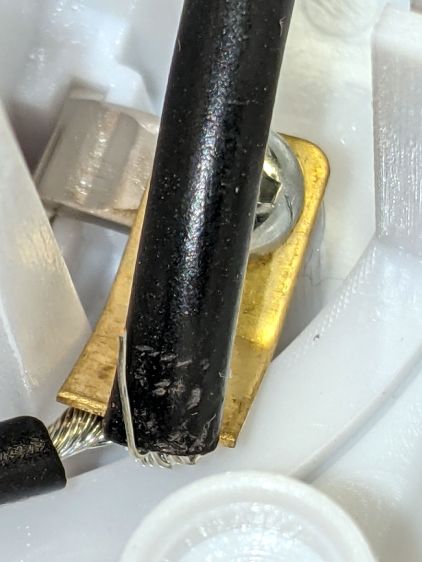 Enover outlet timer - stray wire strand