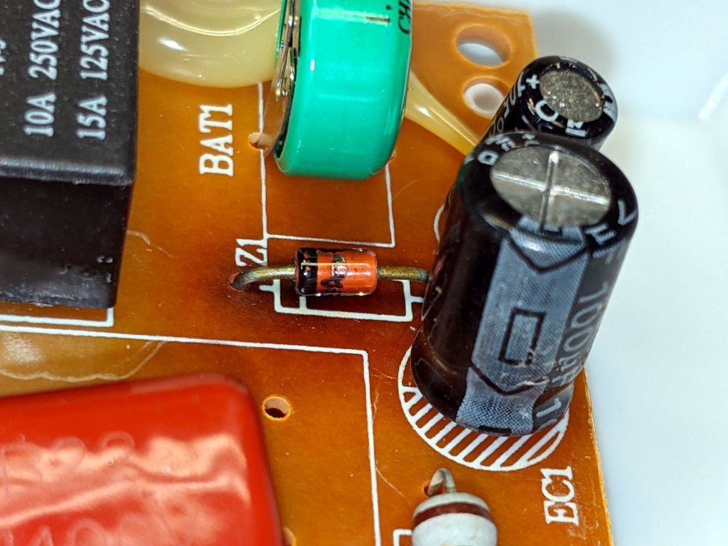 Enover Outlet Timer: Over-powered Zener Diode