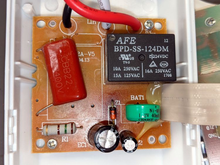 Enover outlet timer - power board - overview