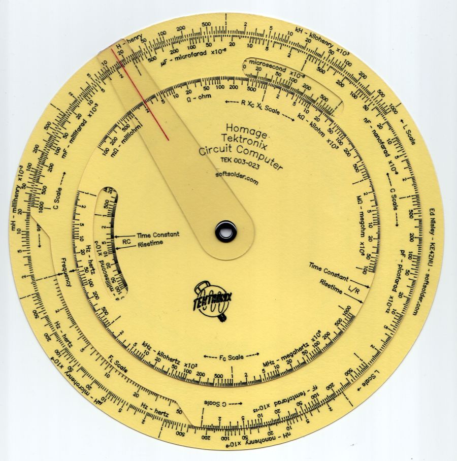 Tektronix Circuit Computer - Homage - plot yellow