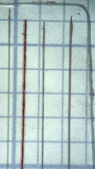 Tek CC - sawed cursor test - magnified