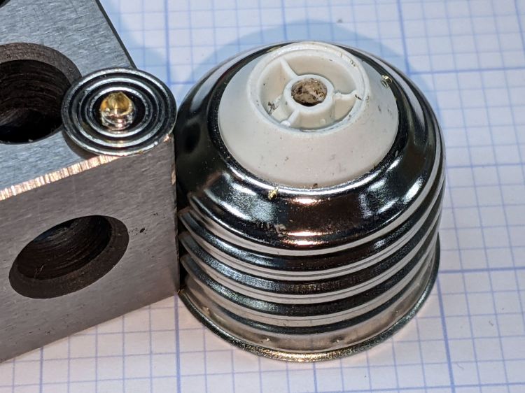 LED Bulb - removed center contact