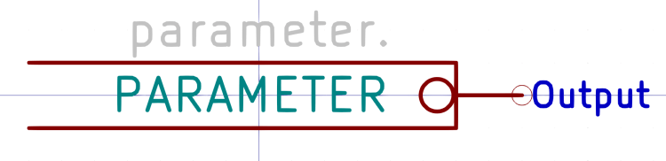 Kicad symbol - PARAMETER