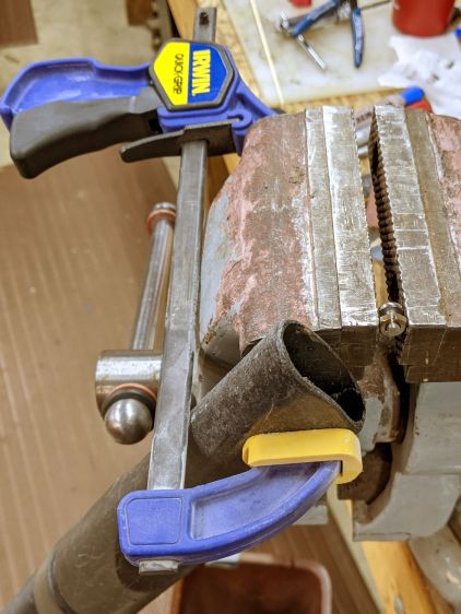 Tour Easy Rear Fender Bracket - cutoff wheel dust collection