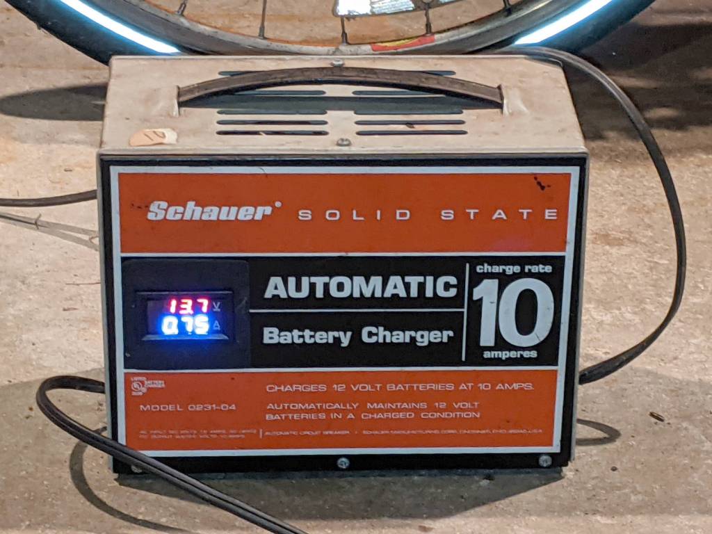 Schauer Solid State Battery Charger: Digital Meter&nbsp;Retrofit