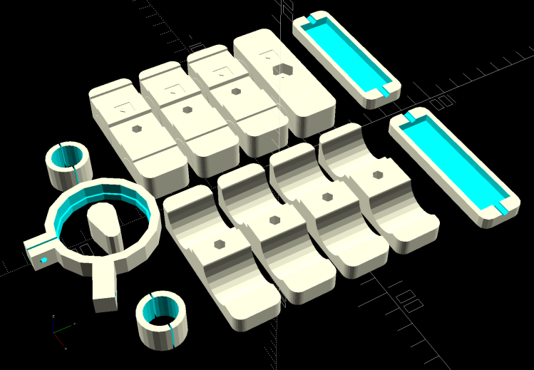 Bafang Battery Mount - build view - cadence magnet