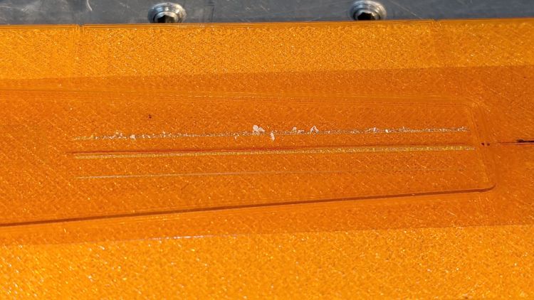 Hairline V tool - 0.2 0.3 0.4 DOC 10K RPM - Kapton fixture