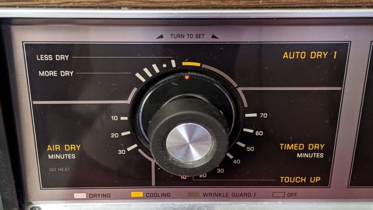 Kenmore dryer cycle select dial