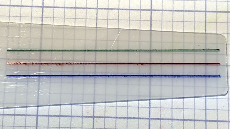 Hairline V tool tests - 0.3 mm 10 kRPM 24 ipm