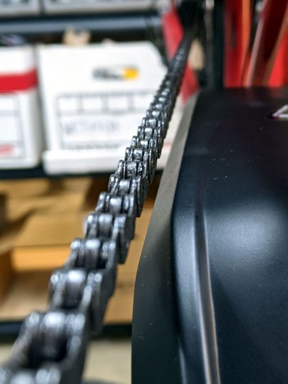 Tour Easy Bafang battery mount - chainline