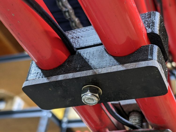 Tour Easy Bafang battery mount - bottom detail