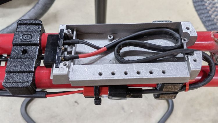 Tour Easy Bafang battery mount - interior