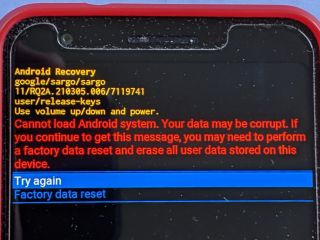 Pixel 3a Boot Failure