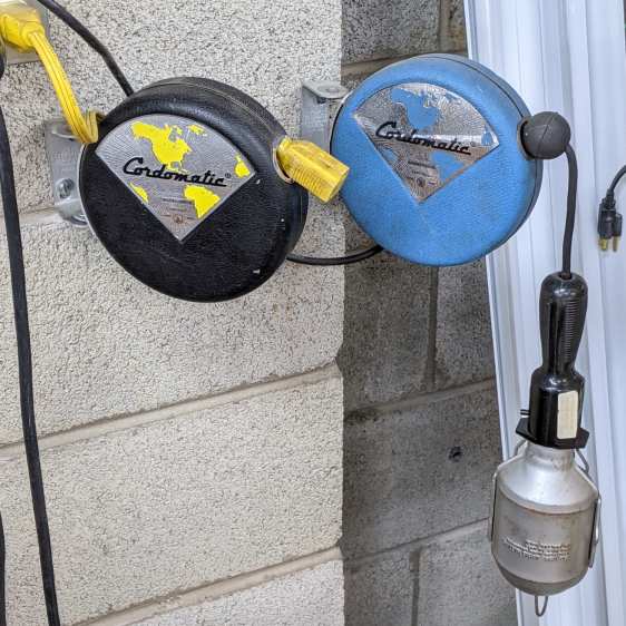 Cordomatic 500P reel - installed